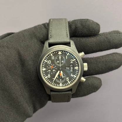 IWC Pilot's 44mm Black Dial Watch Ref# IW378901 - Happy Jewelers Fine Jewelry Lifetime Warranty