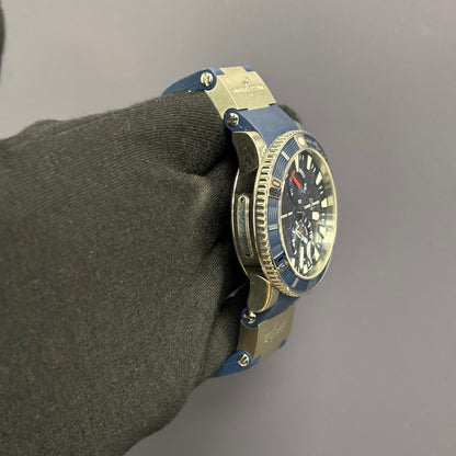 Ulysse Nardin Maxi Marine 42mm Blue Dial Watch Ref# 263-91 - Happy Jewelers Fine Jewelry Lifetime Warranty