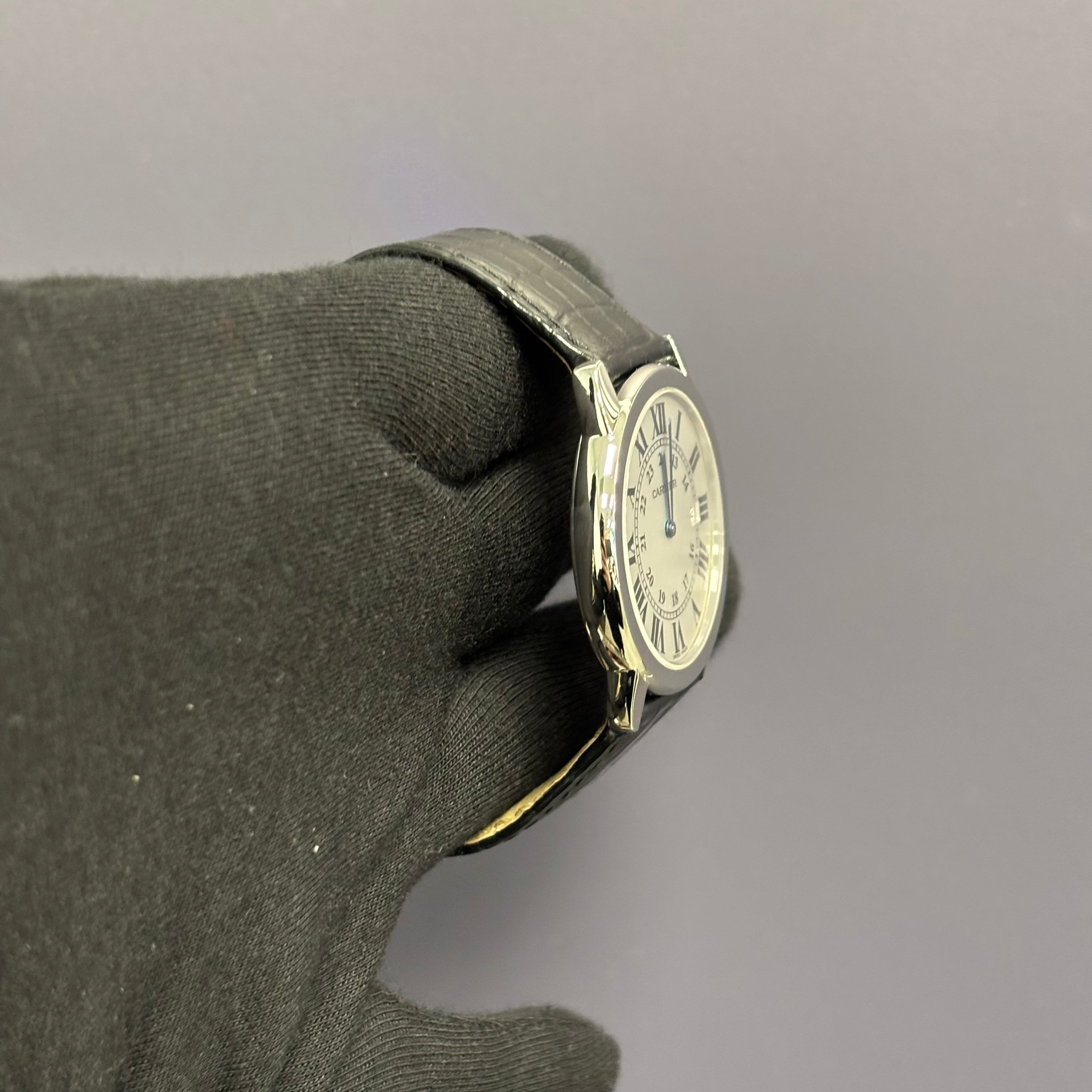 Cartier Ronde 36mm Silver Dial Watch Ref# W6700255 - Happy Jewelers Fine Jewelry Lifetime Warranty