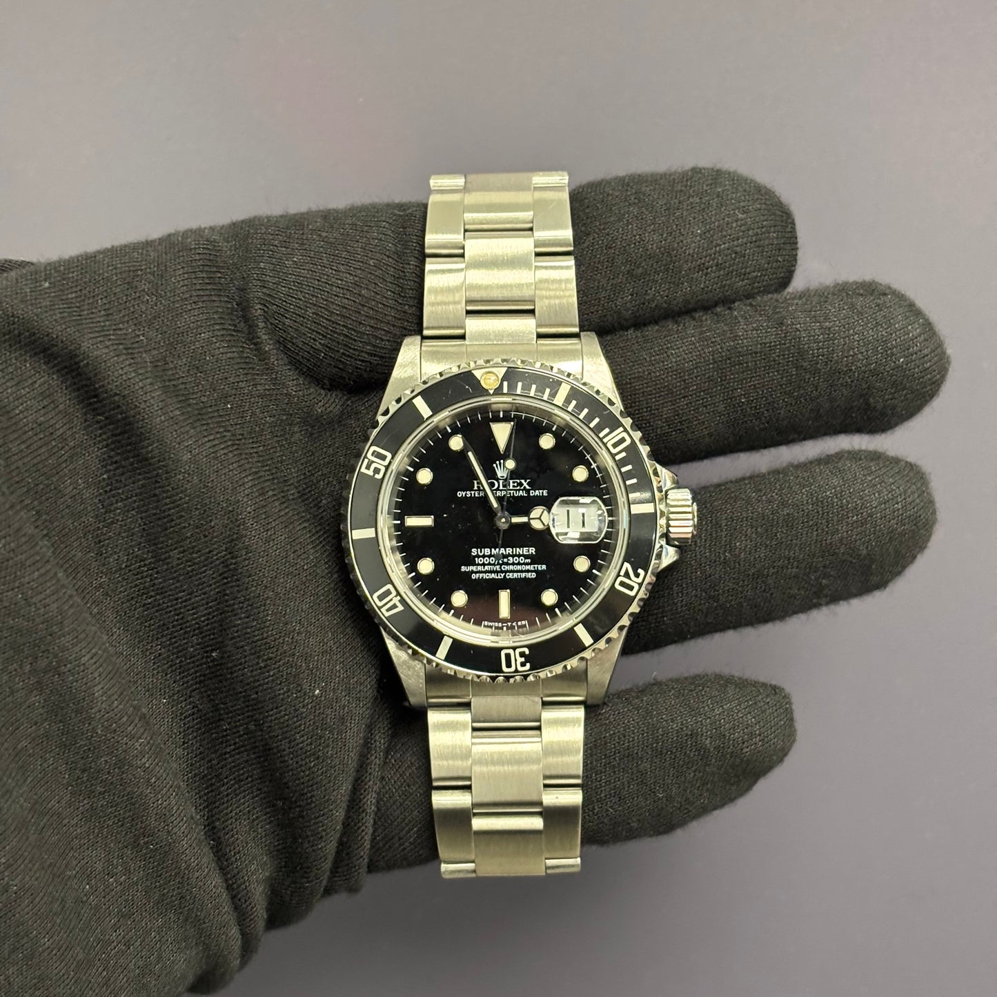 Rolex Submariner 40mm Black Dial Watch Ref# 16610