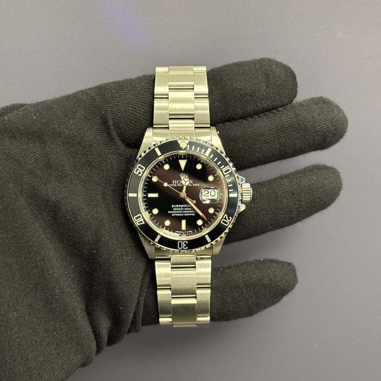 Rolex Submariner 40mm Black Dial Watch Ref# 16610