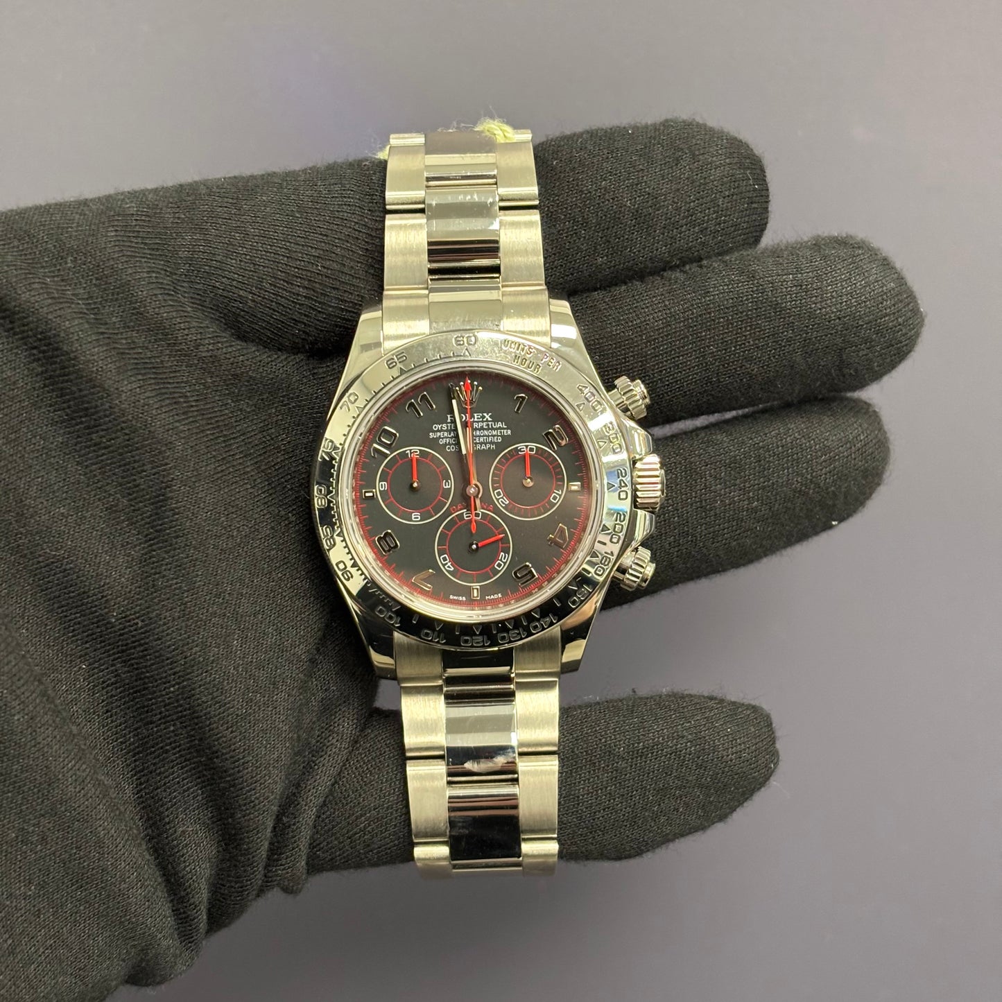 Rolex Daytona 40mm Black Dial Watch Ref# 116509