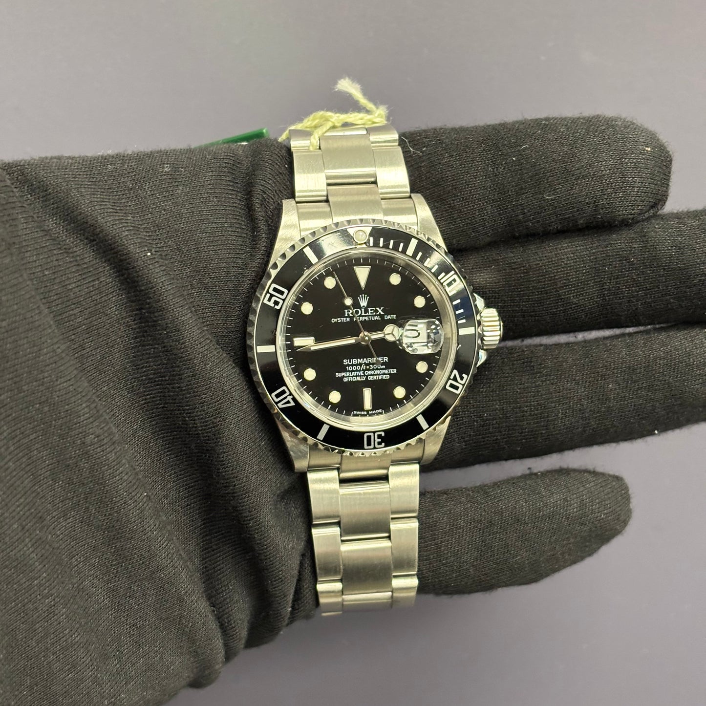 Rolex Submariner 40mm Black Dial Watch Ref# 16610