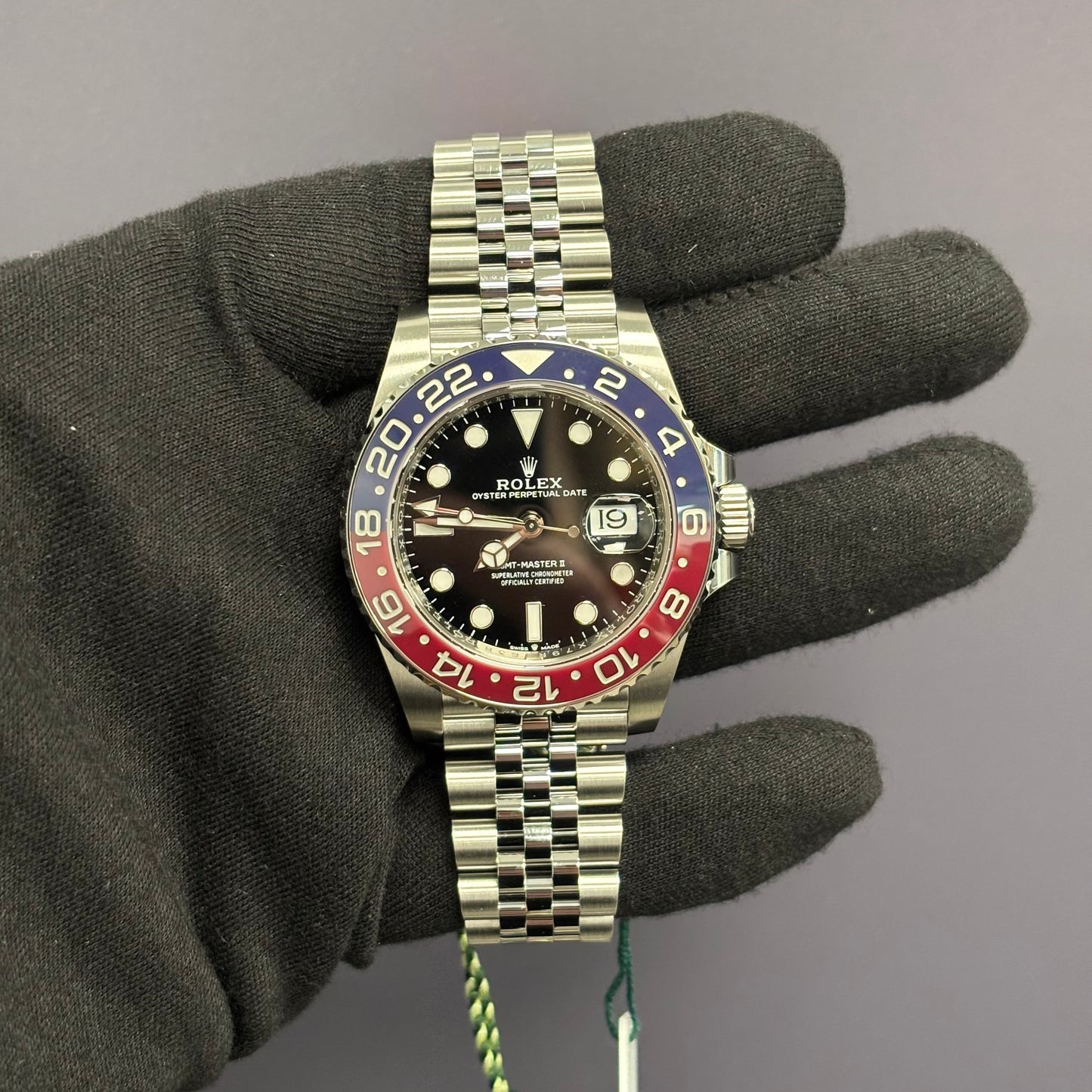 Rolex GMT-Master II 40mm Black Dial Watch Ref# 126710BLRO