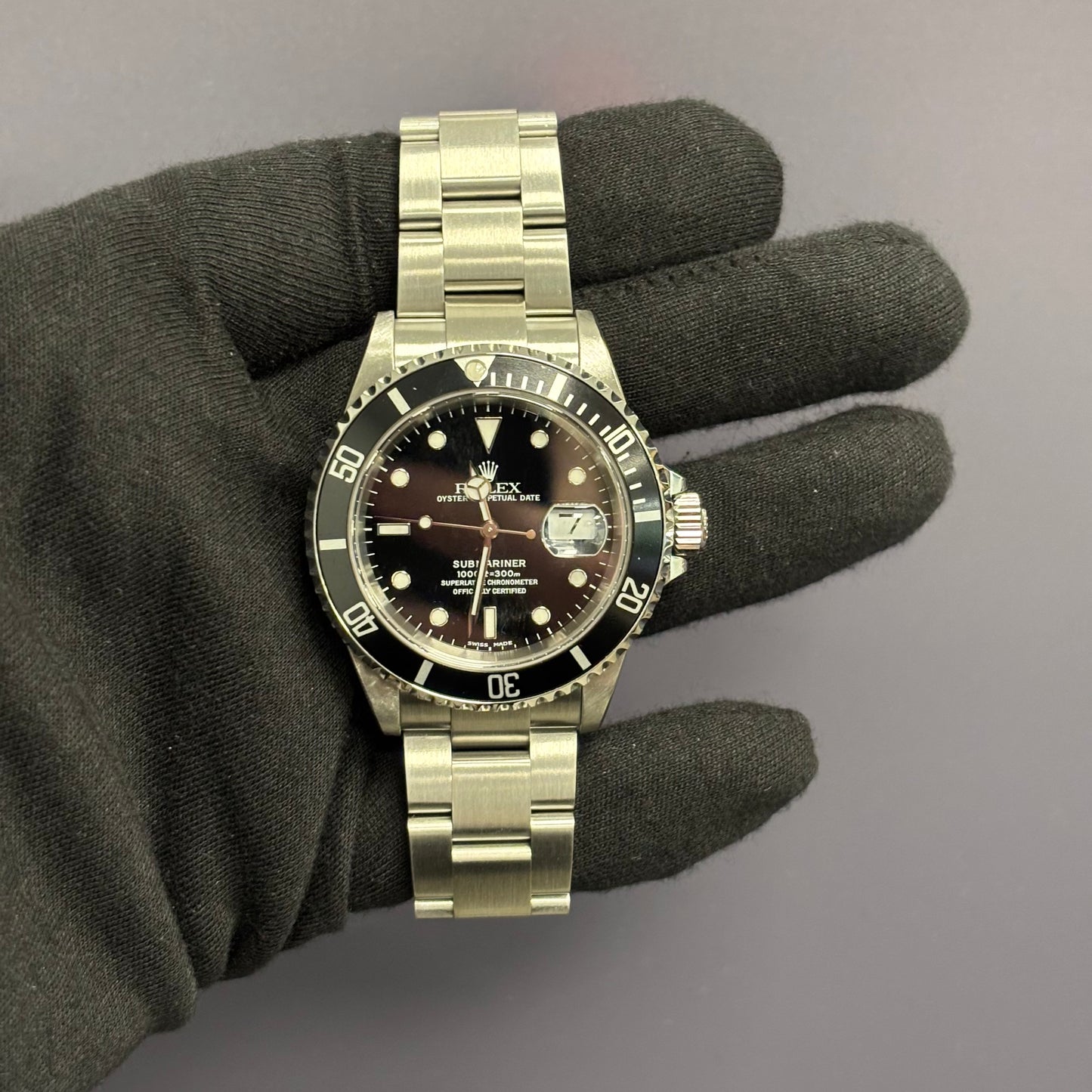 Rolex Submariner 40mm Black Dial Watch Ref# 16610