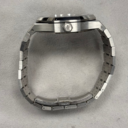 Audemars Piguet Royal Oak 41mm Blue Dial Watch Ref# 15510ST.OO.1320ST.01 - Happy Jewelers Fine Jewelry Lifetime Warranty