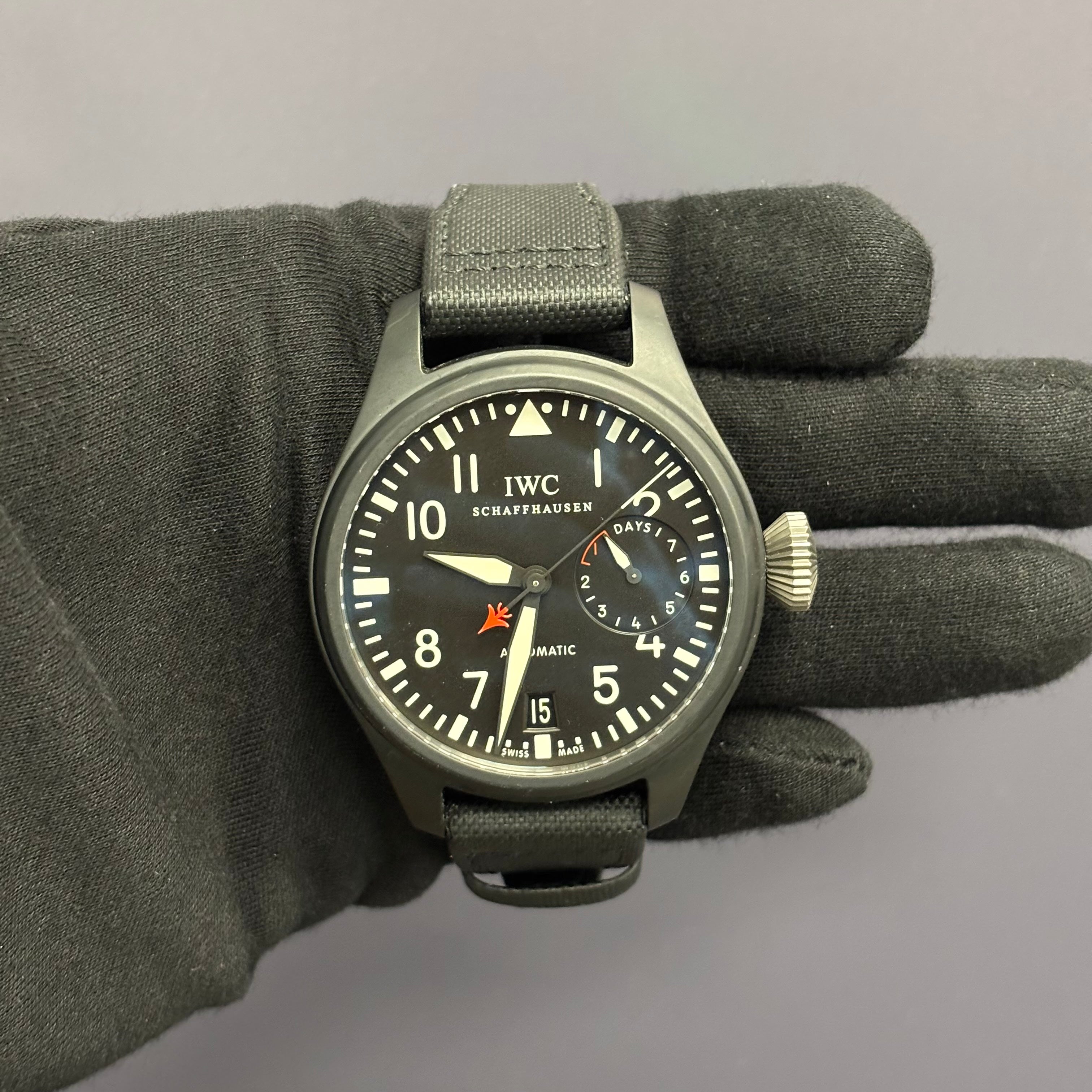 IWC Big Pilot 48mm Black Dial Watch Ref# IW501901 - Happy Jewelers Fine Jewelry Lifetime Warranty