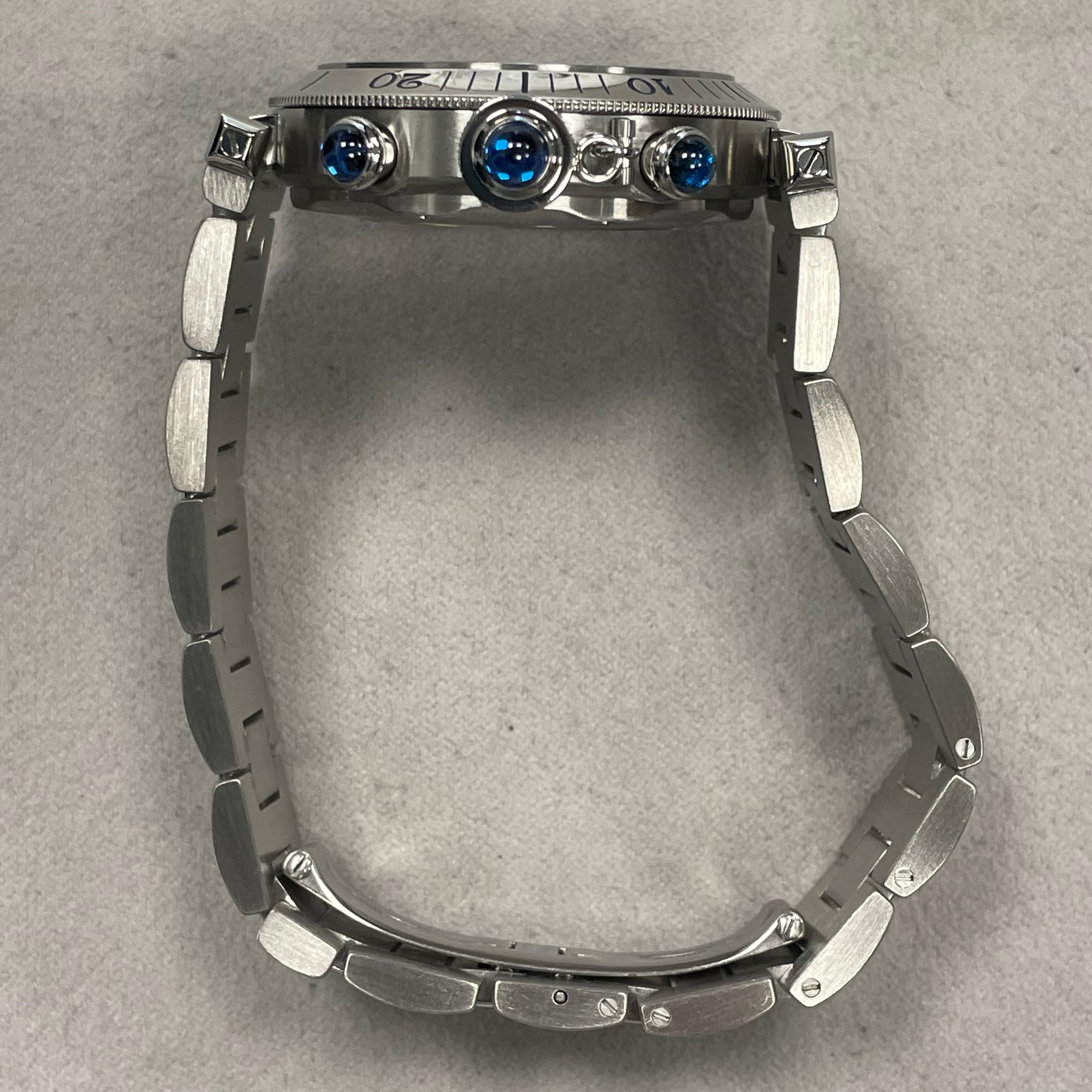 Cartier Pasha 38mm Silver Dial Watch Ref# W31030H3 - Happy Jewelers Fine Jewelry Lifetime Warranty