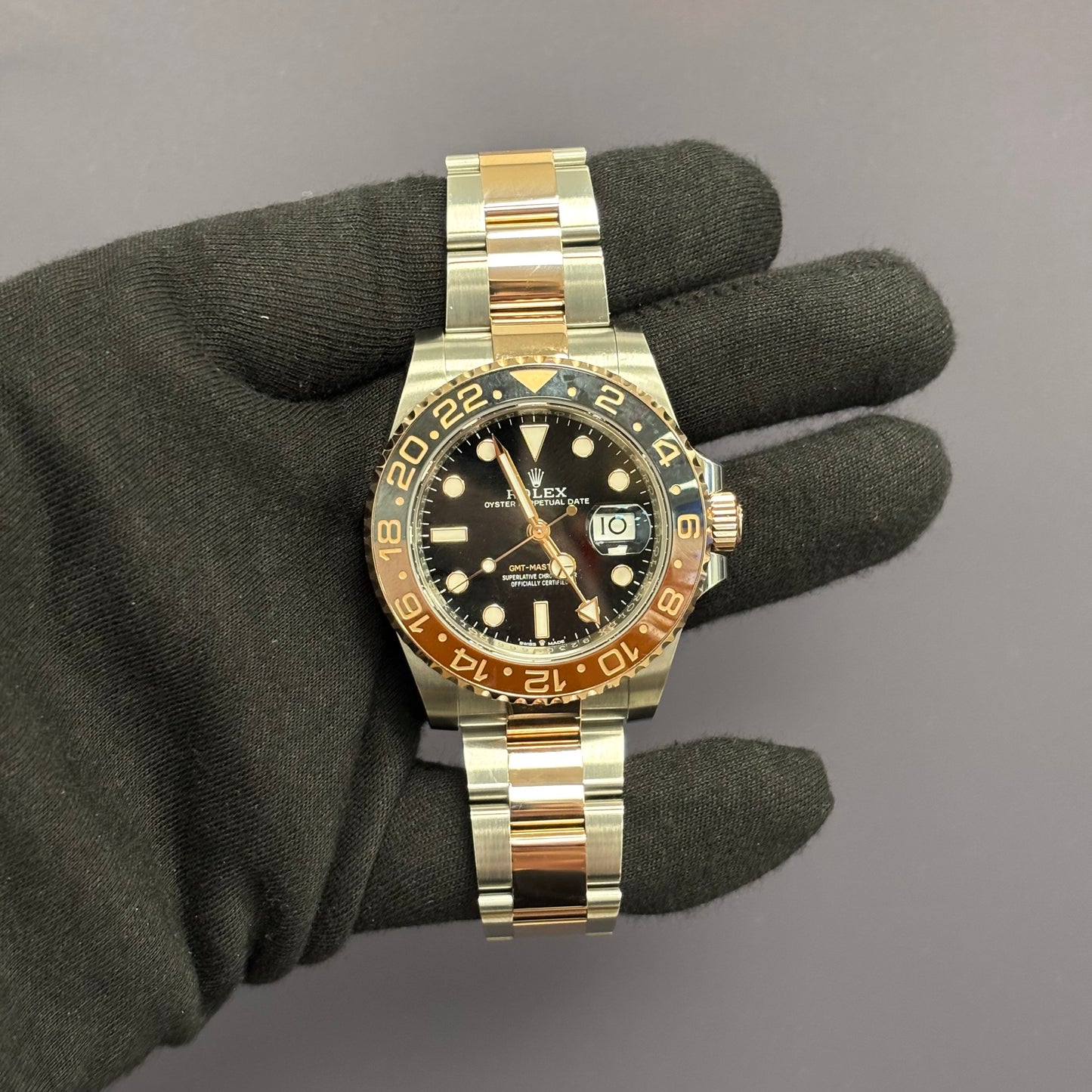 Rolex GMT-Master II 40mm Black Dial Watch Ref# 126711CHNR