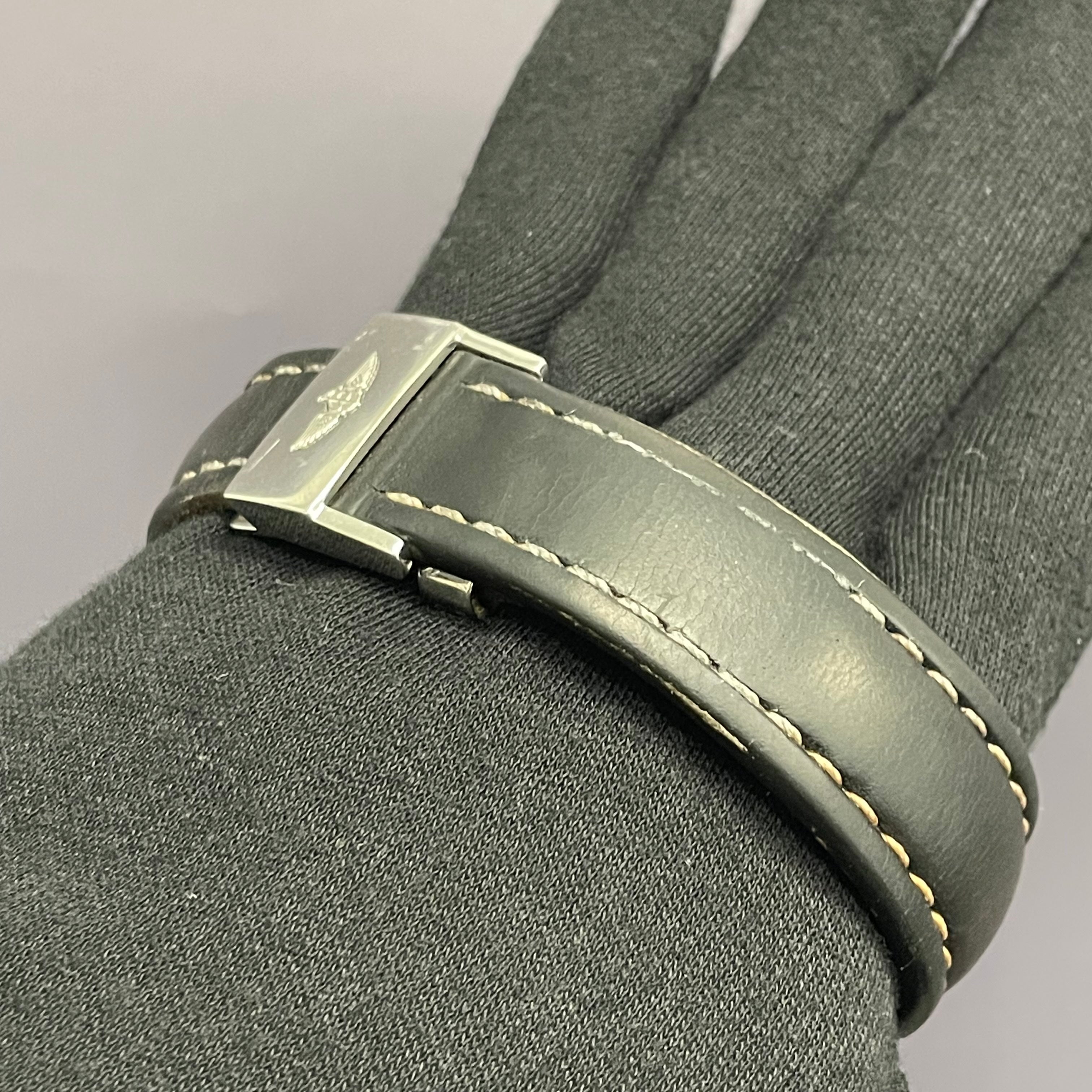 Breitling Navitimer 43mm Black Dial Watch Ref# AB0120 - Happy Jewelers Fine Jewelry Lifetime Warranty