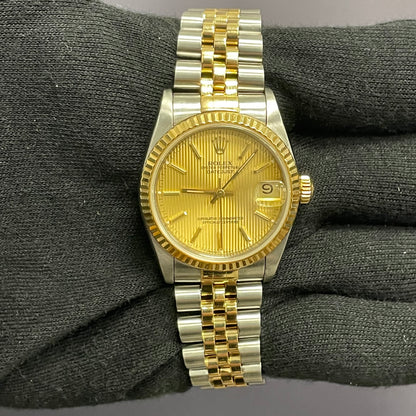 Rolex Datejust 31mm Champagne Dial Ref# 68273 - Happy Jewelers Fine Jewelry Lifetime Warranty