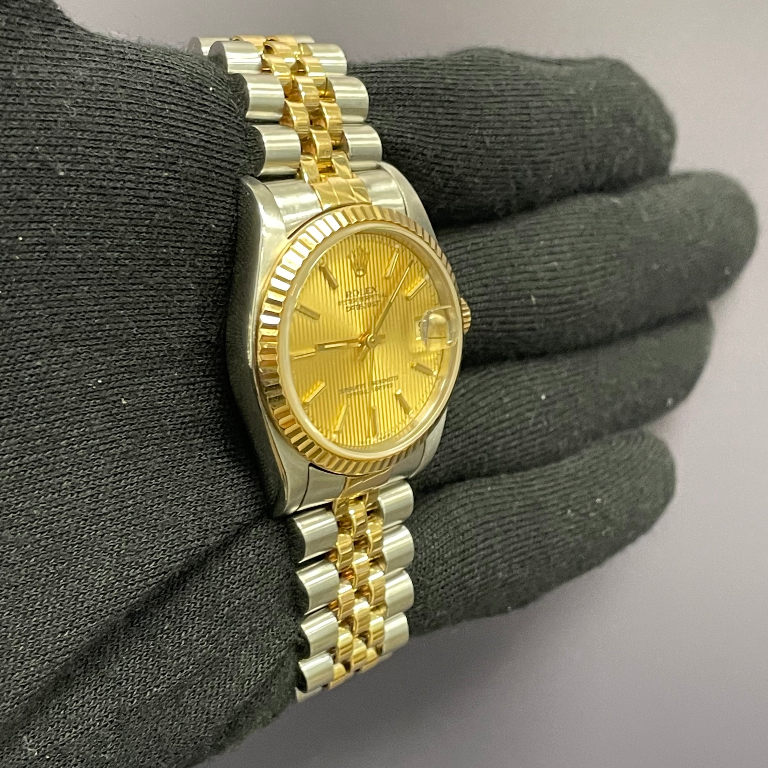 Rolex Datejust 31mm Champagne Dial Ref# 68273 - Happy Jewelers Fine Jewelry Lifetime Warranty