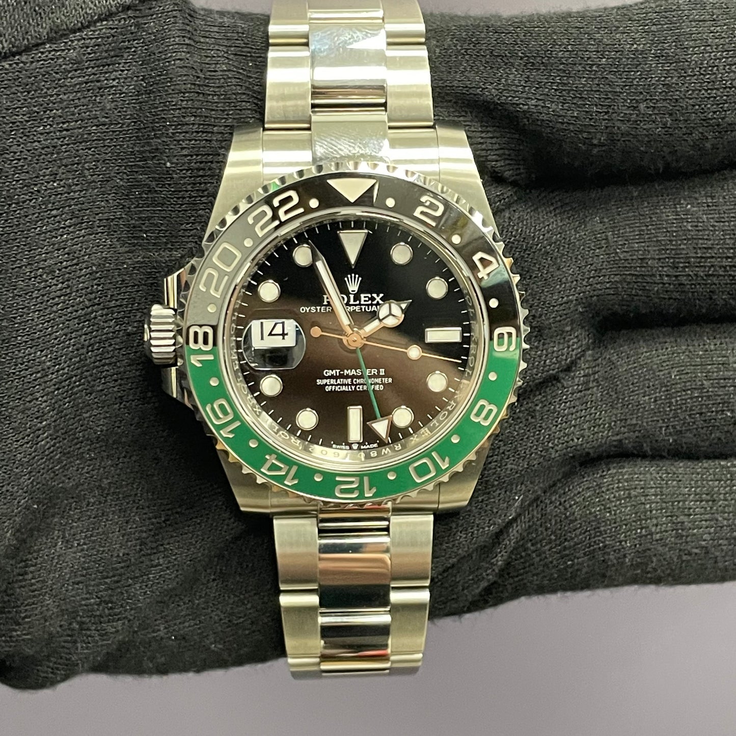 Rolex GMT-Master II 40mm Black Dial Watch Ref# 126720VTNR