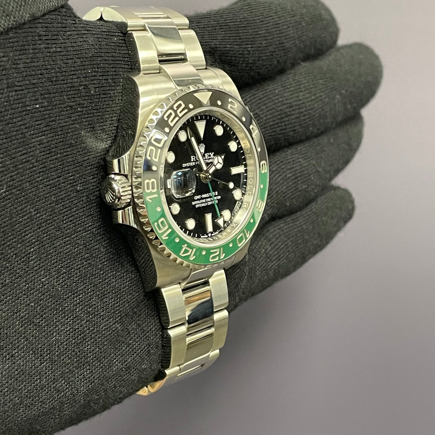 Rolex GMT-Master II 40mm Black Dial Watch Ref# 126720VTNR