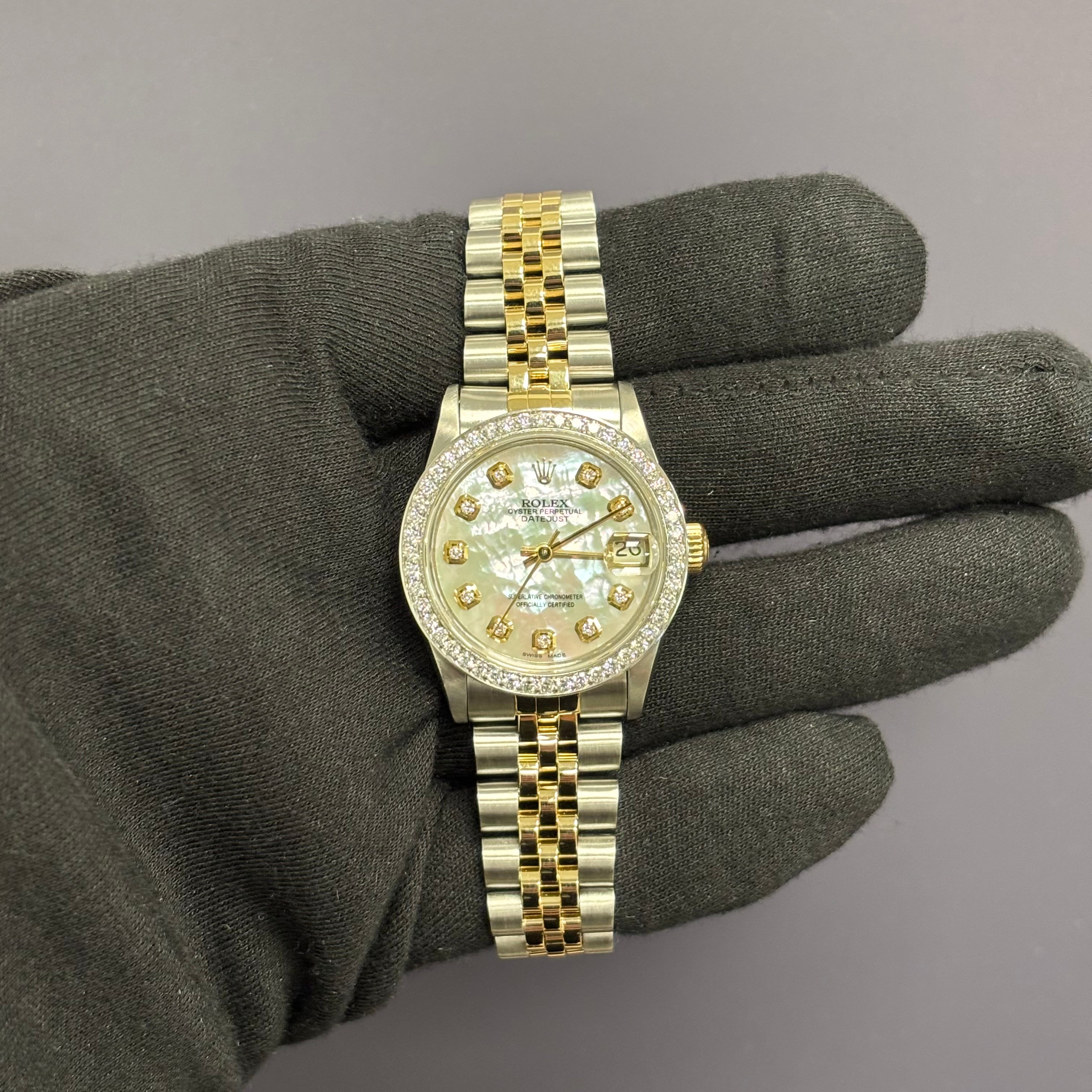 Rolex Datejust 31mm MOP Dial Watch Ref# 68273 - Happy Jewelers Fine Jewelry Lifetime Warranty