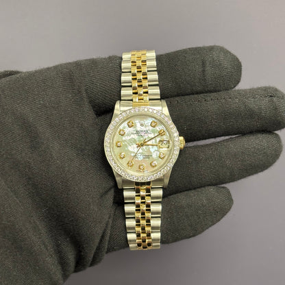 Rolex Datejust 31mm MOP Dial Watch Ref# 68273 - Happy Jewelers Fine Jewelry Lifetime Warranty