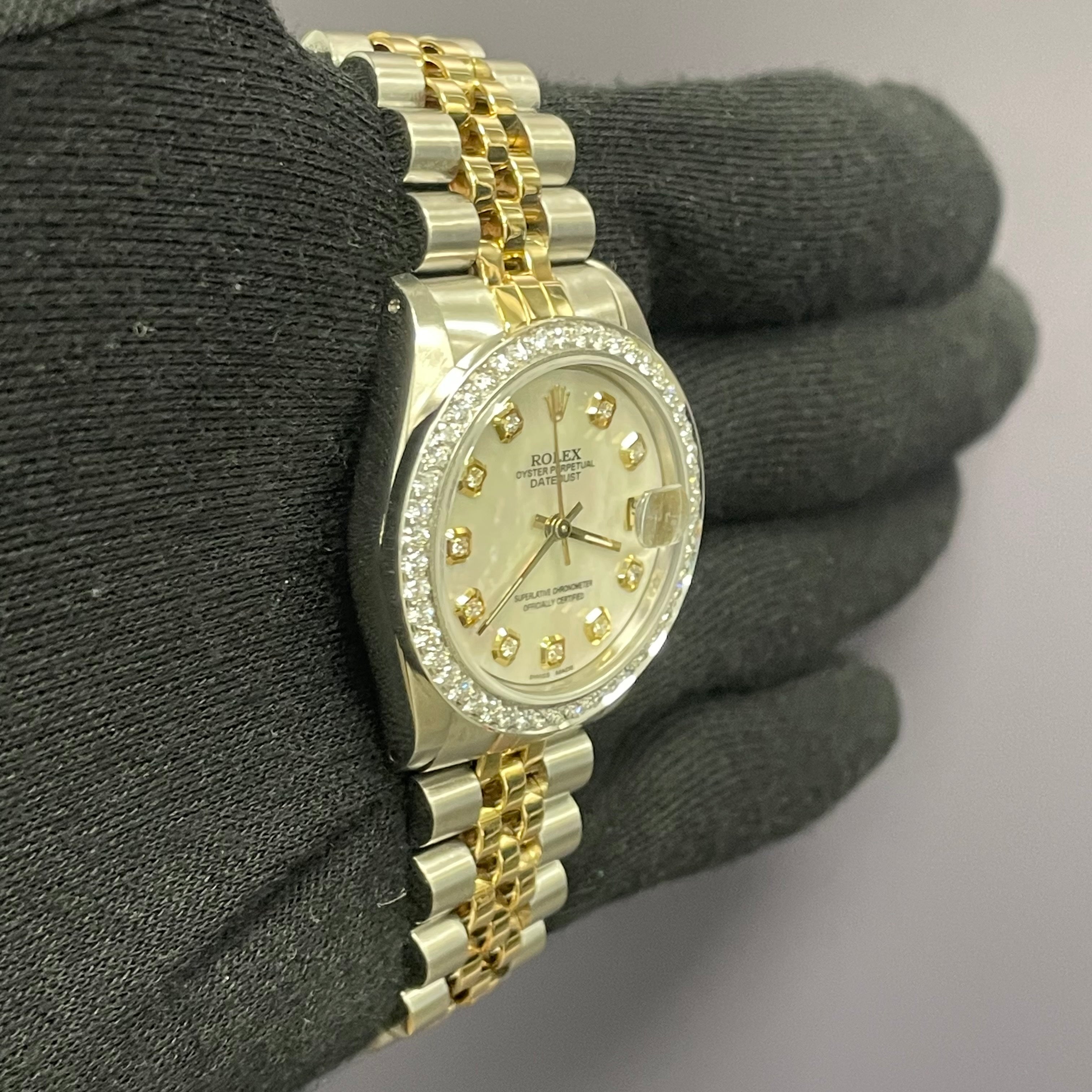 Rolex Datejust 31mm MOP Dial Watch Ref# 68273 - Happy Jewelers Fine Jewelry Lifetime Warranty