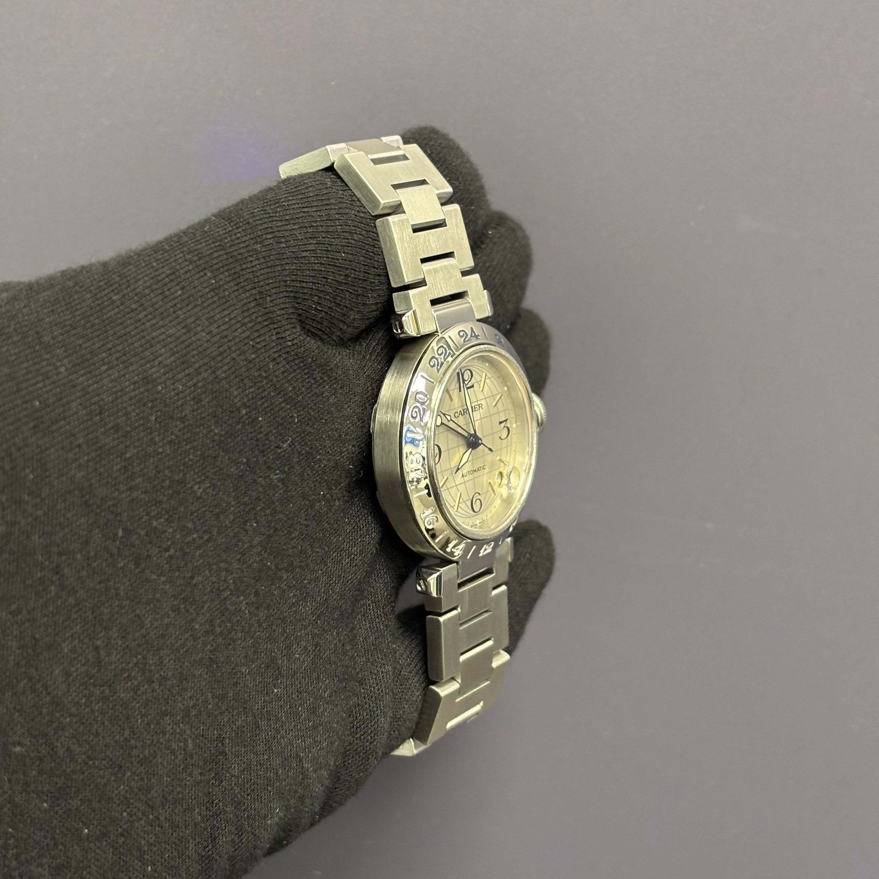 Cartier Pasha 35mm Silver Dial Watch Ref# W31029M7 - Happy Jewelers Fine Jewelry Lifetime Warranty