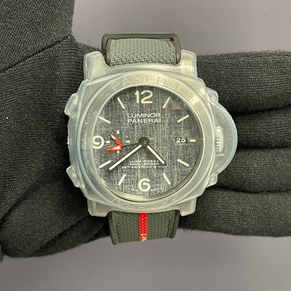 Panerai Luminor 44mm Black Dial Watch Ref# PAM01036 - Happy Jewelers Fine Jewelry Lifetime Warranty