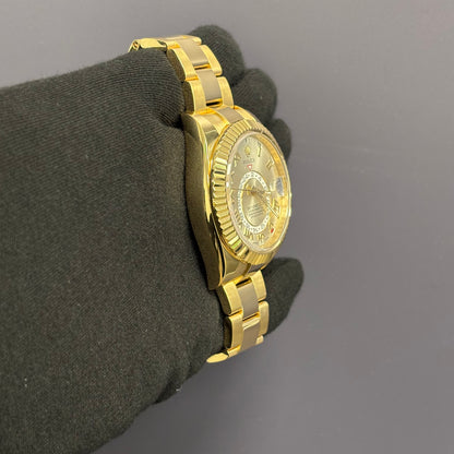 Rolex Sky-Dweller 42mm Silver Dial Watch Ref# 326938 - Happy Jewelers Fine Jewelry Lifetime Warranty