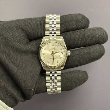 Rolex Datejust 31mm Silver Dial Watch Ref# 178274 - Happy Jewelers Fine Jewelry Lifetime Warranty