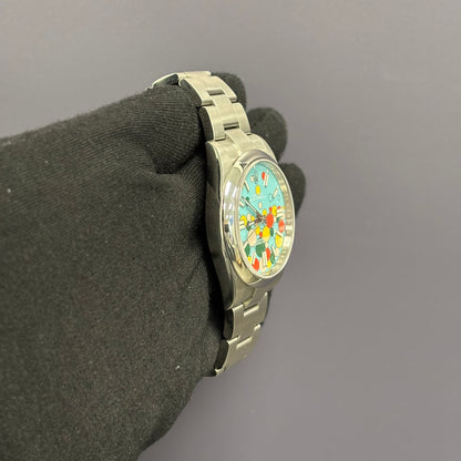 Rolex Oyster Perpetual 41mm Celebration Dial Watch Ref# 124300 - Happy Jewelers Fine Jewelry Lifetime Warranty