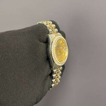 Rolex Datejust 36mm Champagne Dial Watch Ref# 16233 - Happy Jewelers Fine Jewelry Lifetime Warranty