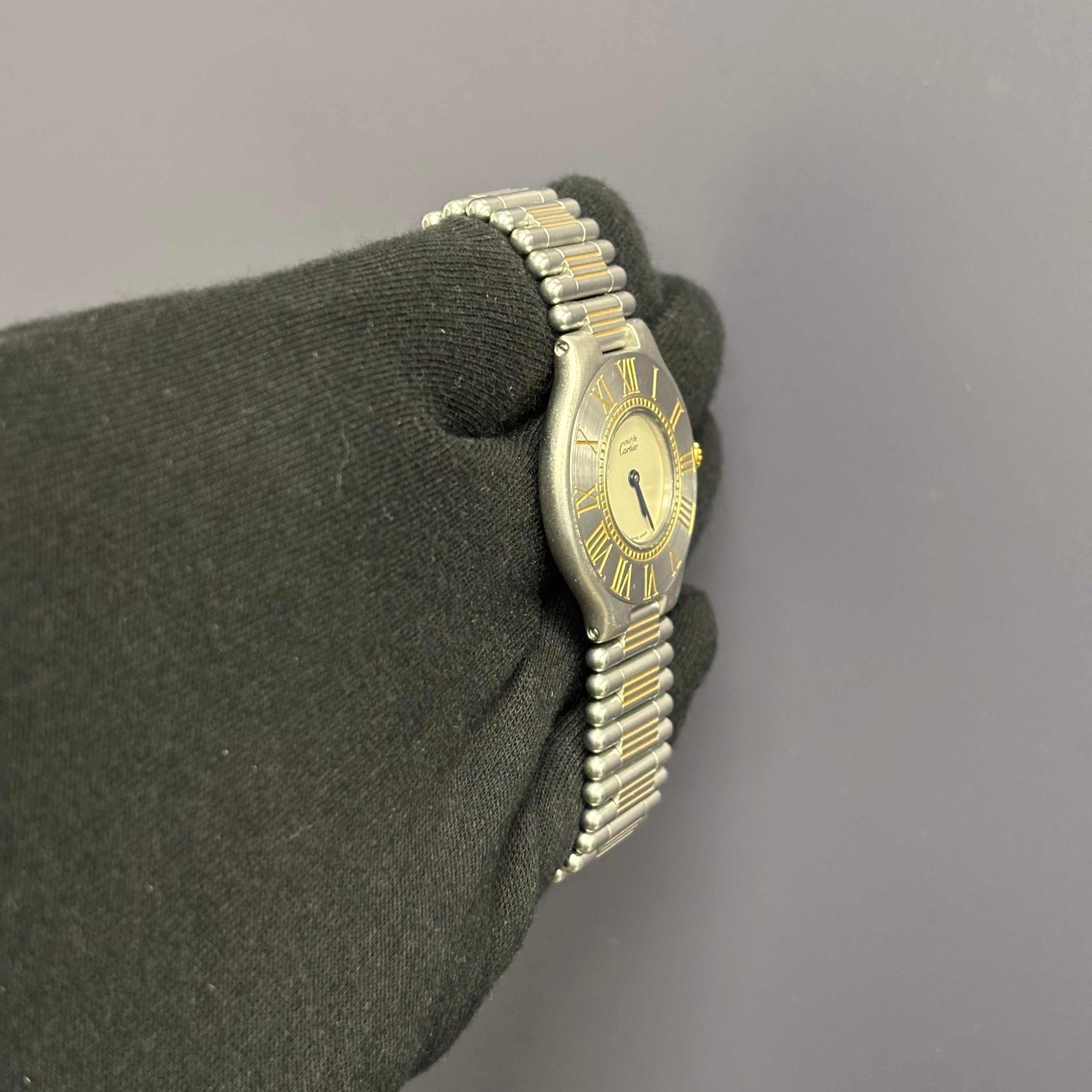 Cartier Must 28mm Ivory Dial Watch Ref# 9011 - Happy Jewelers Fine Jewelry Lifetime Warranty