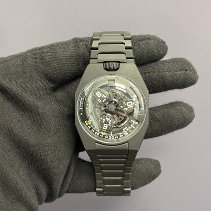 Urwerk UR-100 41mm Openworked Dial Watch Ref# UR-100V FTJ - Happy Jewelers Fine Jewelry Lifetime Warranty