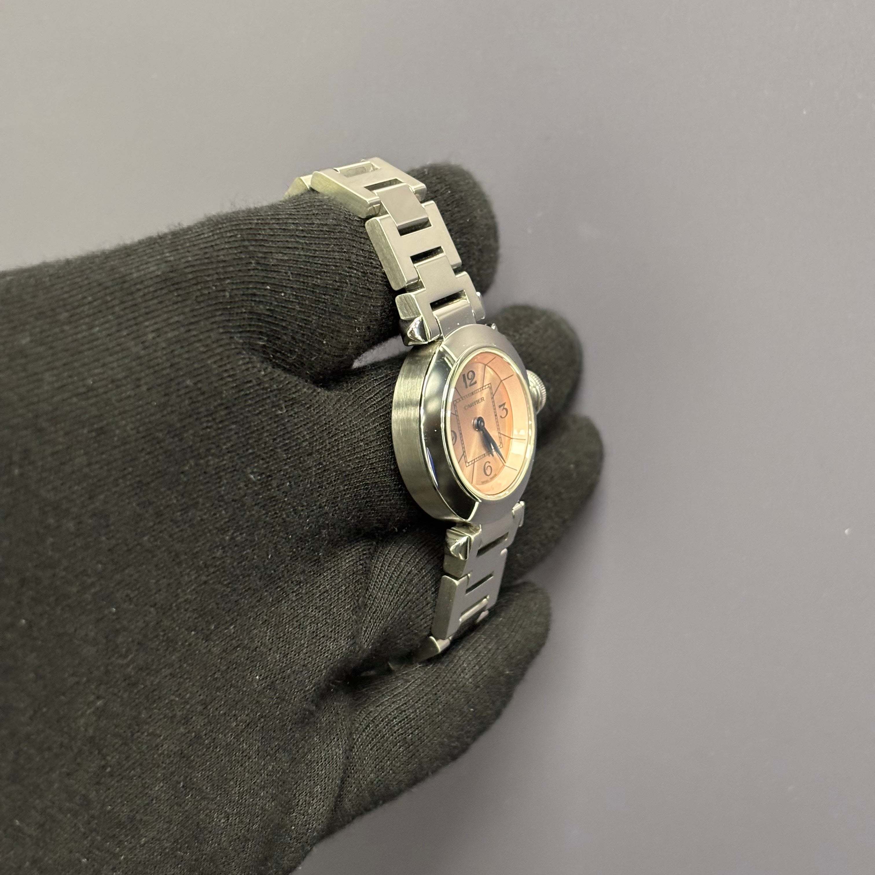 Cartier Pasha 27mm Pink Dial Watch Ref# W3140008 - Happy Jewelers Fine Jewelry Lifetime Warranty