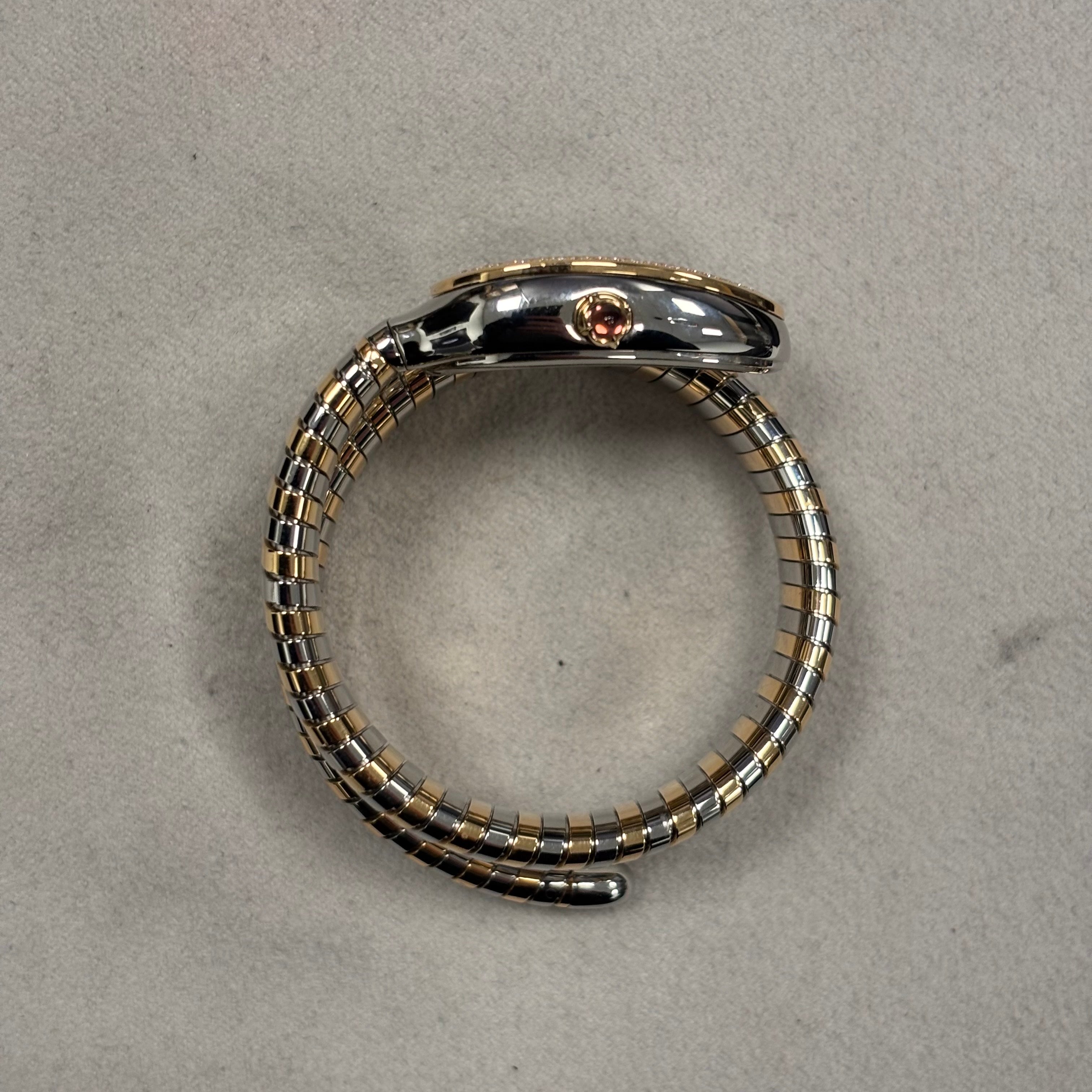 Bvlgari Serpenti 35mm Grey Dial Watch Ref# 102681 - Happy Jewelers Fine Jewelry Lifetime Warranty