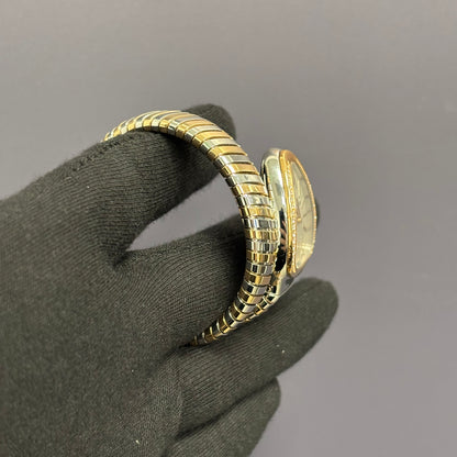 Bvlgari Serpenti 35mm Silver Dial Watch Ref# 103822 - Happy Jewelers Fine Jewelry Lifetime Warranty