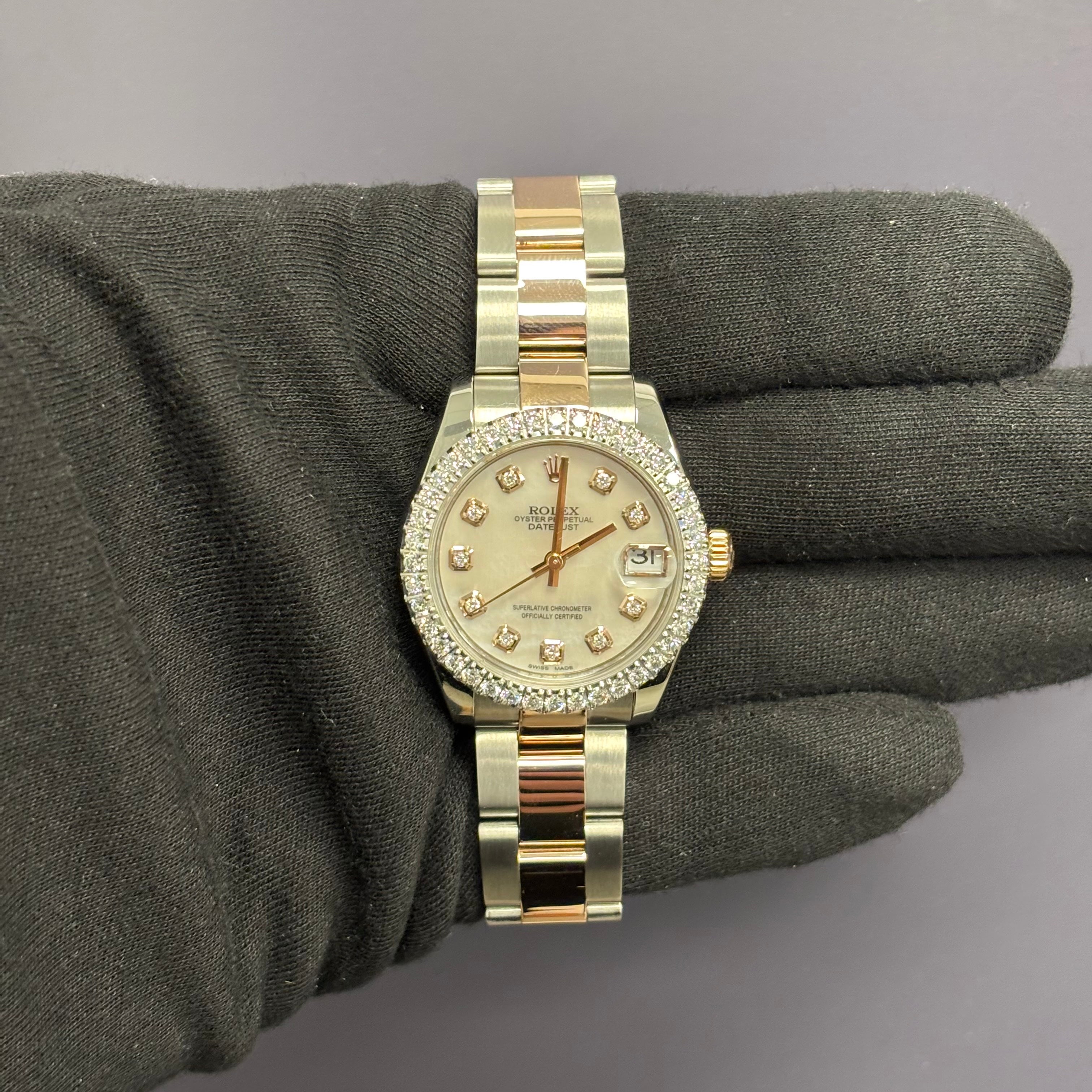 Rolex Datejust 31mm MOP Dial Watch Ref# 178241 - Happy Jewelers Fine Jewelry Lifetime Warranty
