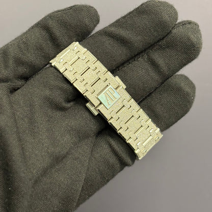 Audemars Piguet Royal Oak 34mm Blue Dial Watch Ref# 77353BC.GG.1263BC.01 - Happy Jewelers Fine Jewelry Lifetime Warranty