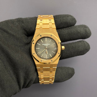 Audemars Piguet Royal Oak 39mm Grey Dial Watch Ref# 16202OR.OO.1240OR.02 - Happy Jewelers Fine Jewelry Lifetime Warranty