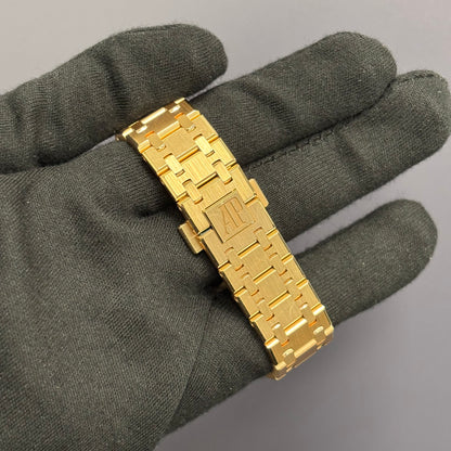 Audemars Piguet Royal Oak 34mm Silver Dial Watch Ref# 77351OR.ZZ.1261OR.01 - Happy Jewelers Fine Jewelry Lifetime Warranty