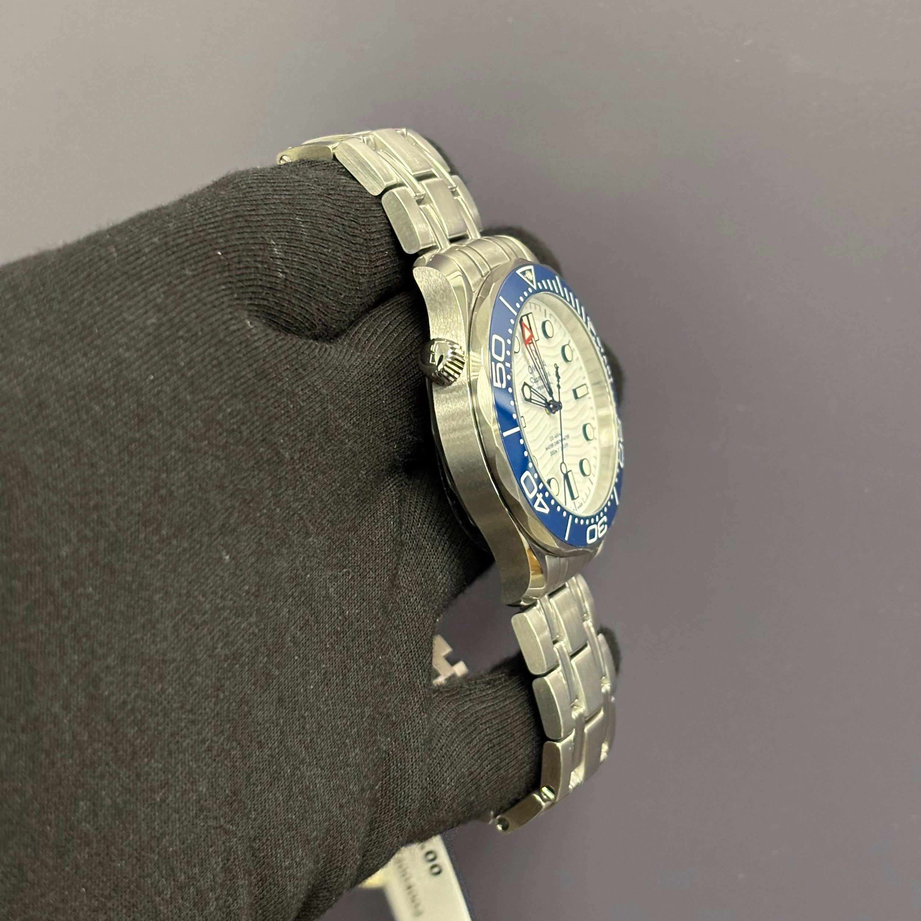 Omega Seamaster 42mm White Dial Watch Ref# 210.30.42.20.04.002 - Happy Jewelers Fine Jewelry Lifetime Warranty