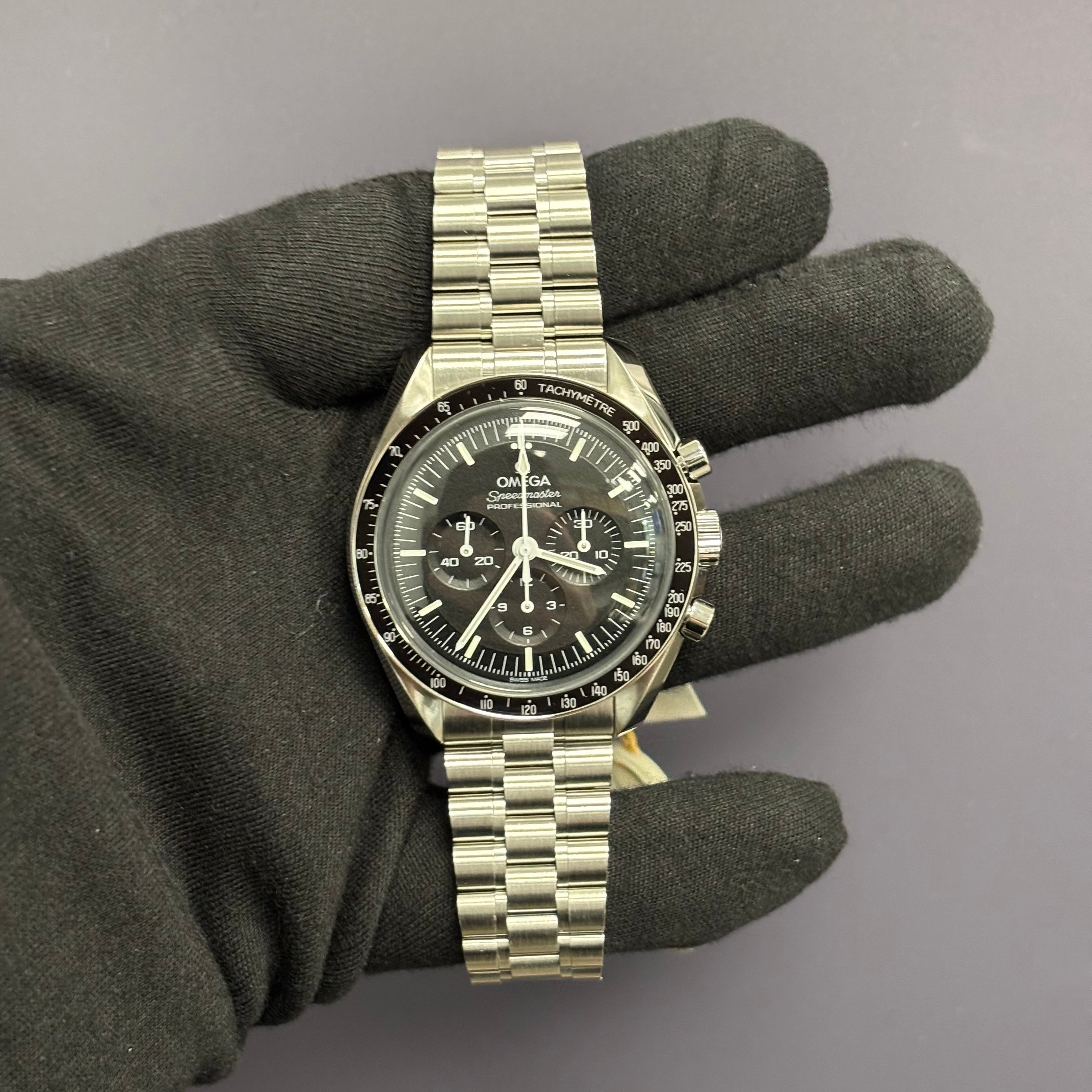 Omega Speedmaster 42mm Black Dial Ref# 310.30.42.50.01.001 - Happy Jewelers Fine Jewelry Lifetime Warranty