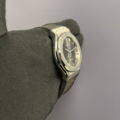 Hublot Classic Fusion 42mm Grey Dial Watch Ref# 542.NX.7071.LR - Happy Jewelers Fine Jewelry Lifetime Warranty