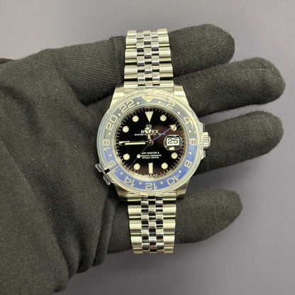 Rolex GMT-Master II 40mm Black Dial Watch Ref# 12671BLNR - Happy Jewelers Fine Jewelry Lifetime Warranty