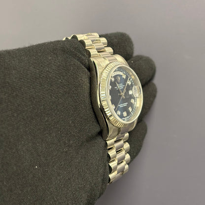 Rolex Day-Date 36mm Blue Dial Watch Ref# 118239 - Happy Jewelers Fine Jewelry Lifetime Warranty