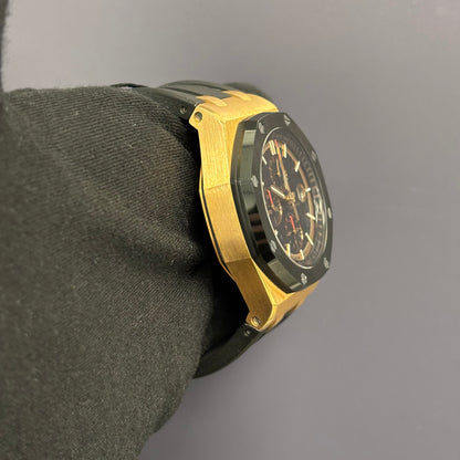 Audemars Piguet Royal Oak 44mm Black Dial Watch Ref# 26401RO.OO.A002CA.02 - Happy Jewelers Fine Jewelry Lifetime Warranty
