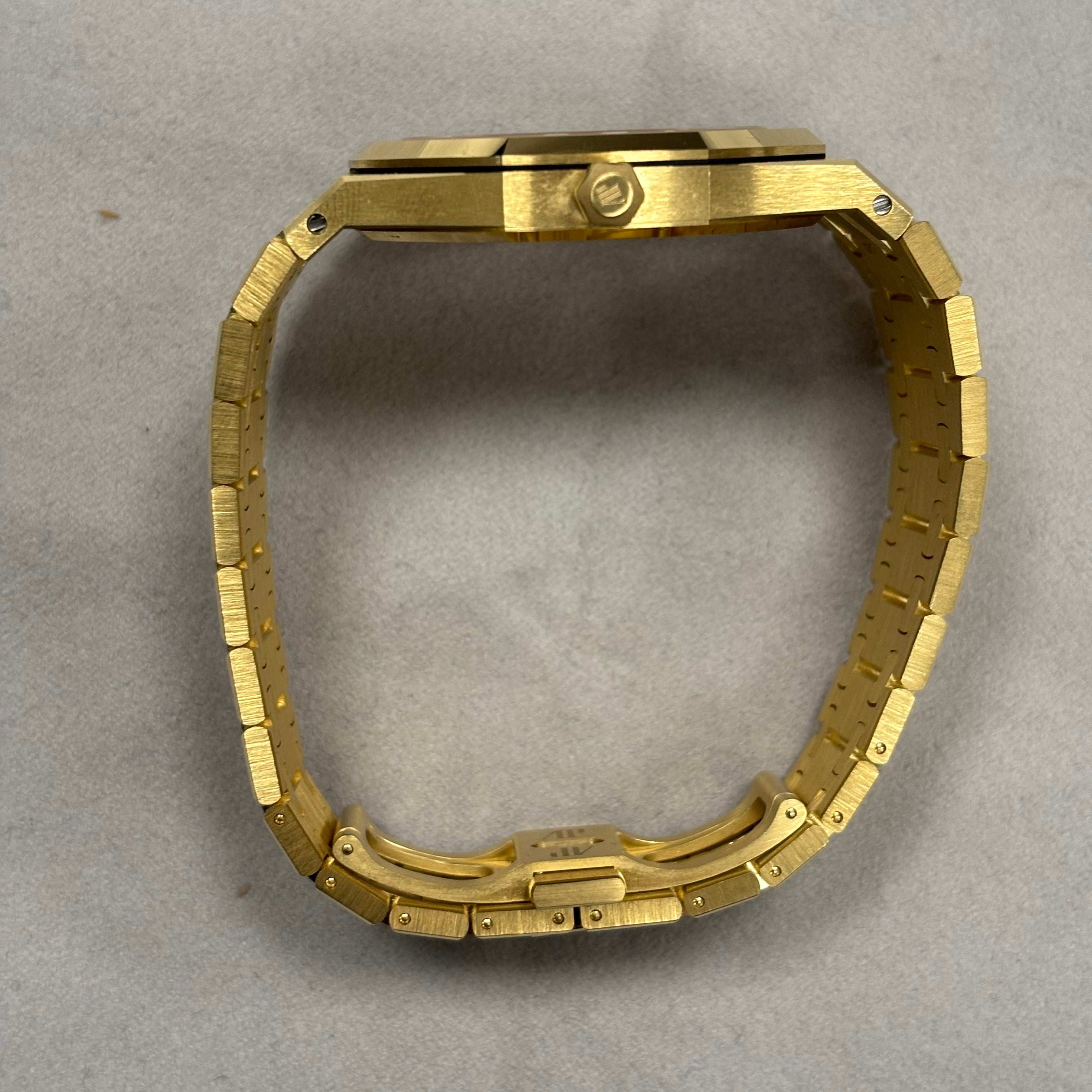 Audemars Piguet Royal Oak 39mm Yellow Dial Watch Ref# 16202BA.OO.1240BA.01 - Happy Jewelers Fine Jewelry Lifetime Warranty