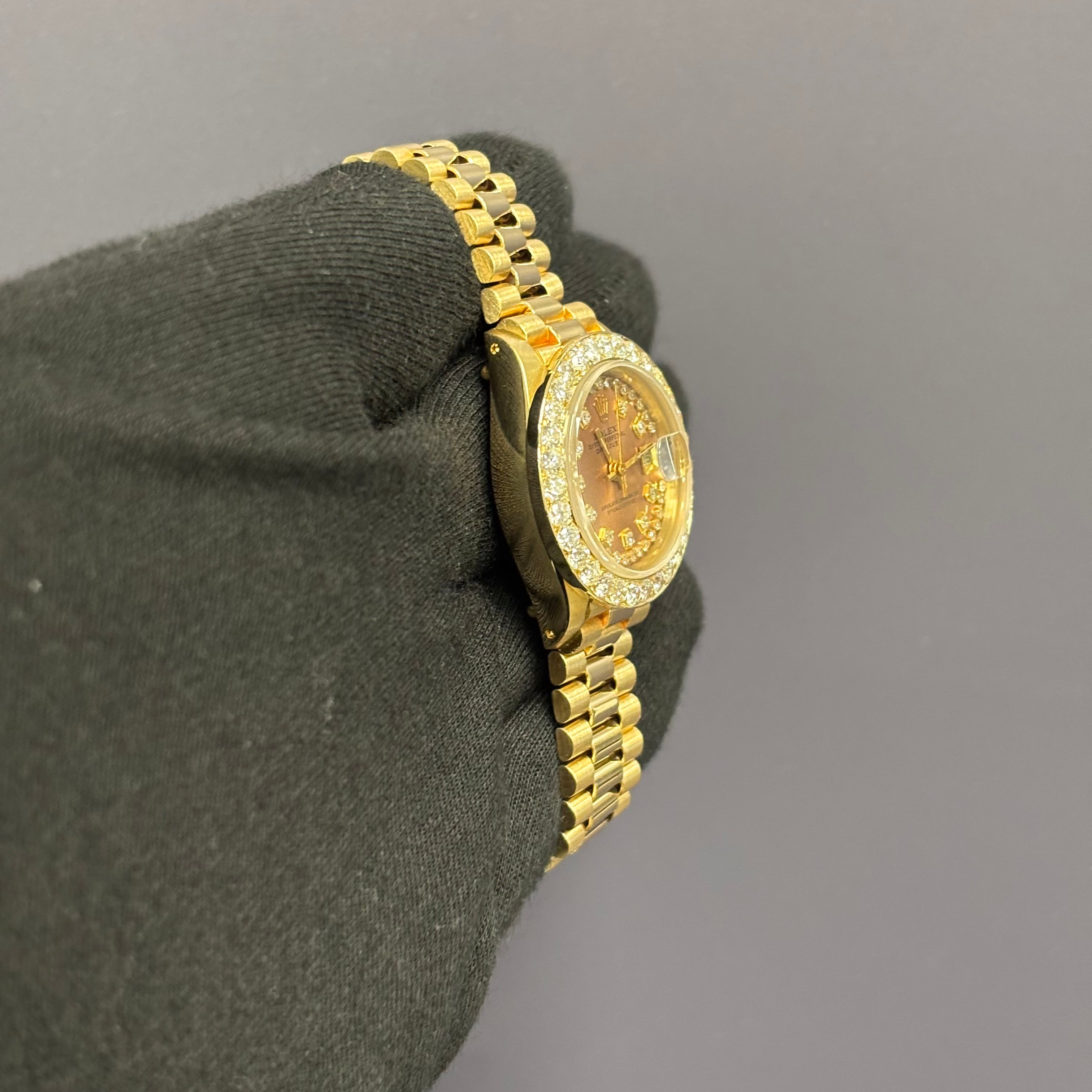 Rolex Datejust 26mm Salmon Dial Watch Ref# 6917 - Happy Jewelers Fine Jewelry Lifetime Warranty