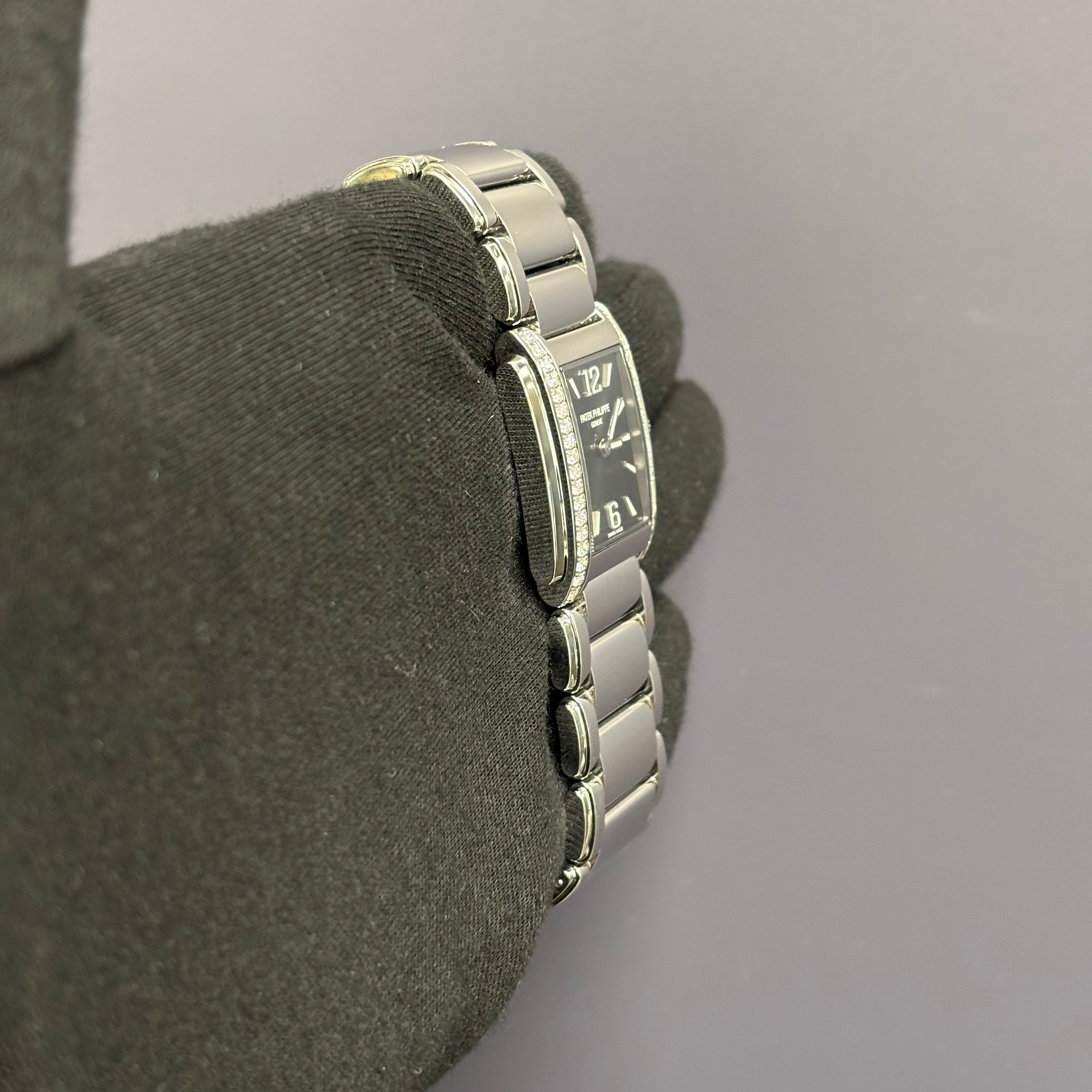 Patek Philippe Twenty-4 25mm Green Dial Watch Ref# 4910/1200A-011 - Happy Jewelers Fine Jewelry Lifetime Warranty