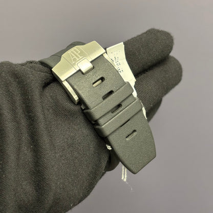 Audemars Piguet Royal Oak 42mm Black Dial Watch Ref# 15710ST.OO.A002CA.02 - Happy Jewelers Fine Jewelry Lifetime Warranty