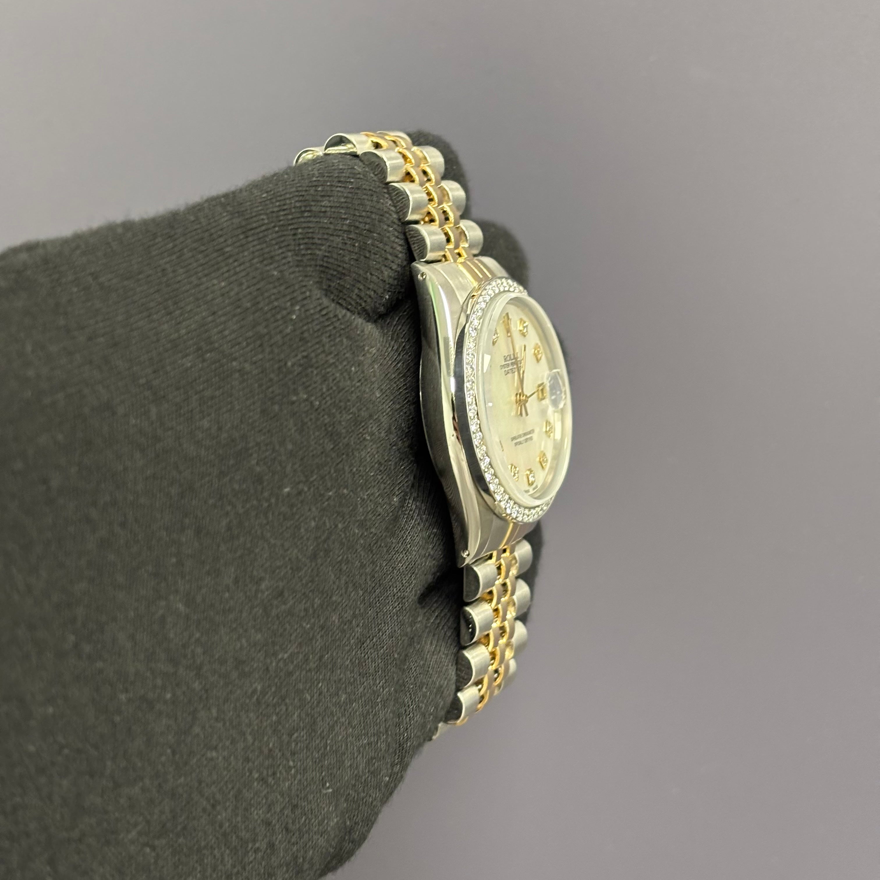 Rolex Datejust 36mm MOP Dial Watch Ref# 16013 – Happy Jewelers