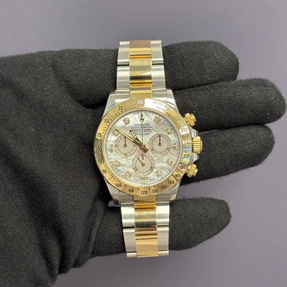 Rolex Daytona 40mm MOP Dial Watch Ref# 116523 - Happy Jewelers Fine Jewelry Lifetime Warranty