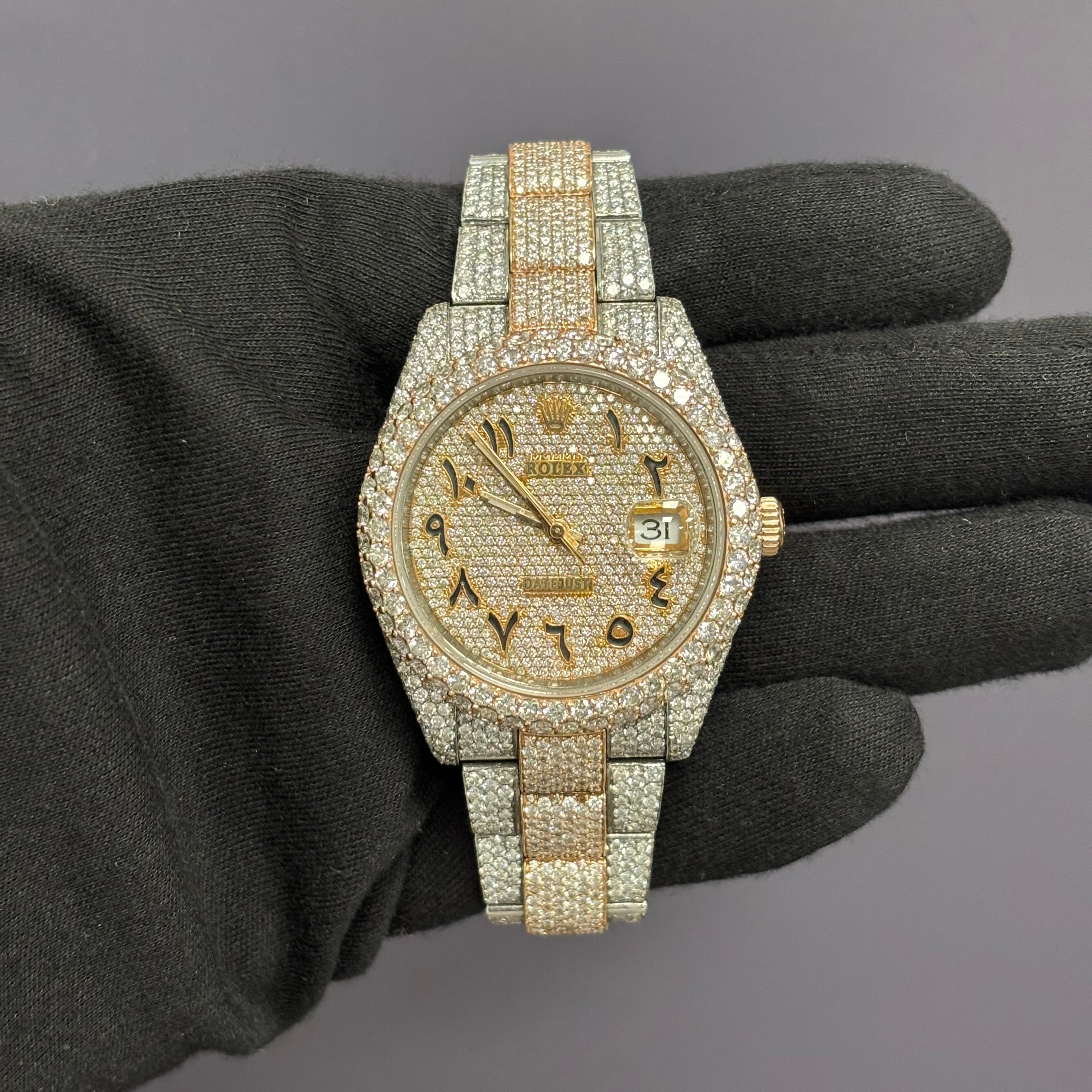 Rolex Datejust 41mm Pave Dial Watch Ref# 126301 - Happy Jewelers Fine Jewelry Lifetime Warranty