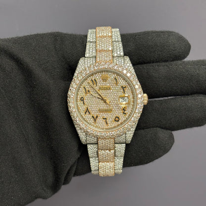 Rolex Datejust 41mm Pave Dial Watch Ref# 126301 - Happy Jewelers Fine Jewelry Lifetime Warranty